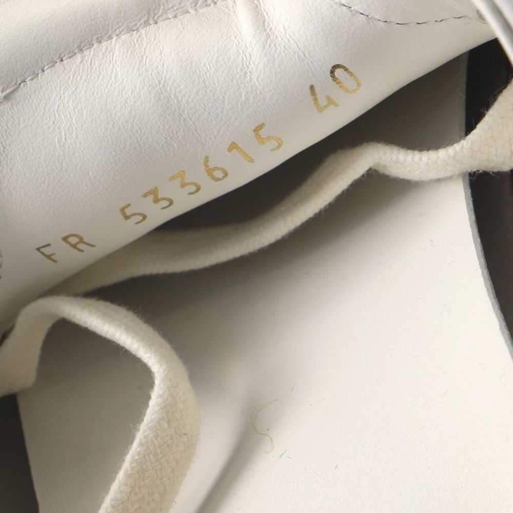 Saint Laurent Men's Andy Sneakers Leather White - Picture 5 of 5